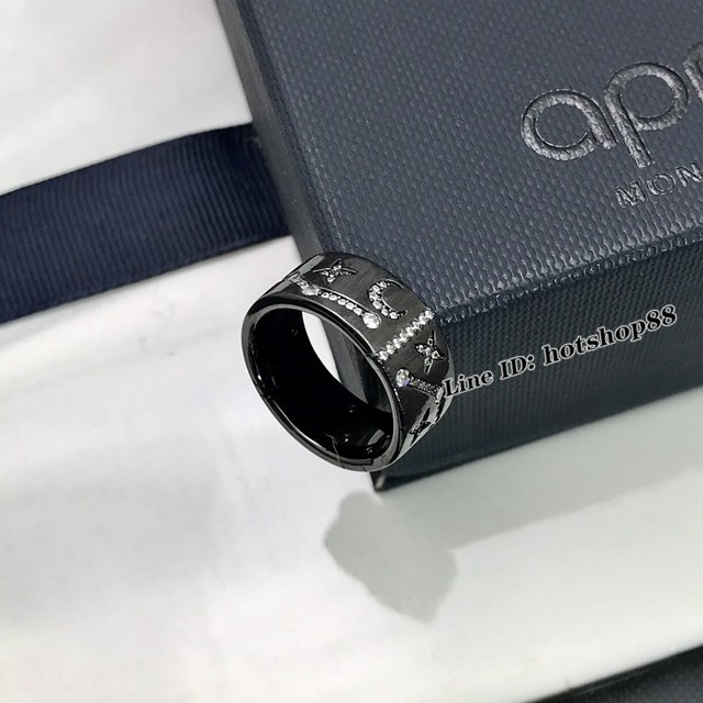 APM Monaco高質量官網新款黑色星座戒指 zgb2048